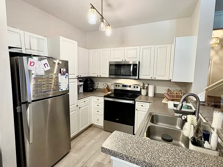Updated kitchen with new appliances in 2025