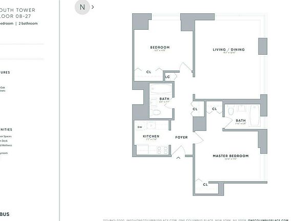 2nd image of 1 Columbus Pl APT S16f