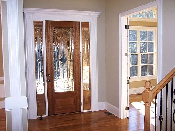 Leaded Glass Front Door