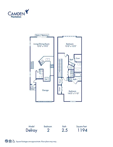 Floor plan Delray