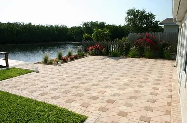 Backyard patio