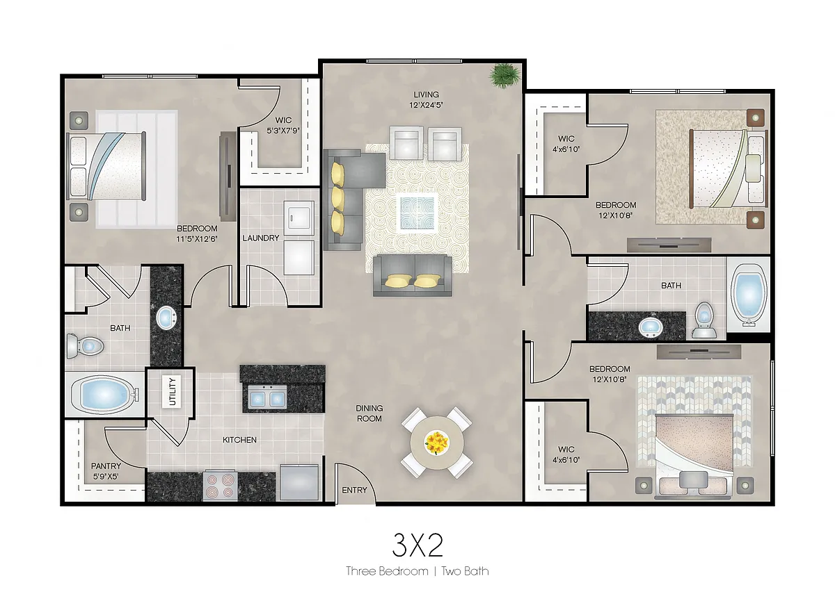 Floor plan 3A
