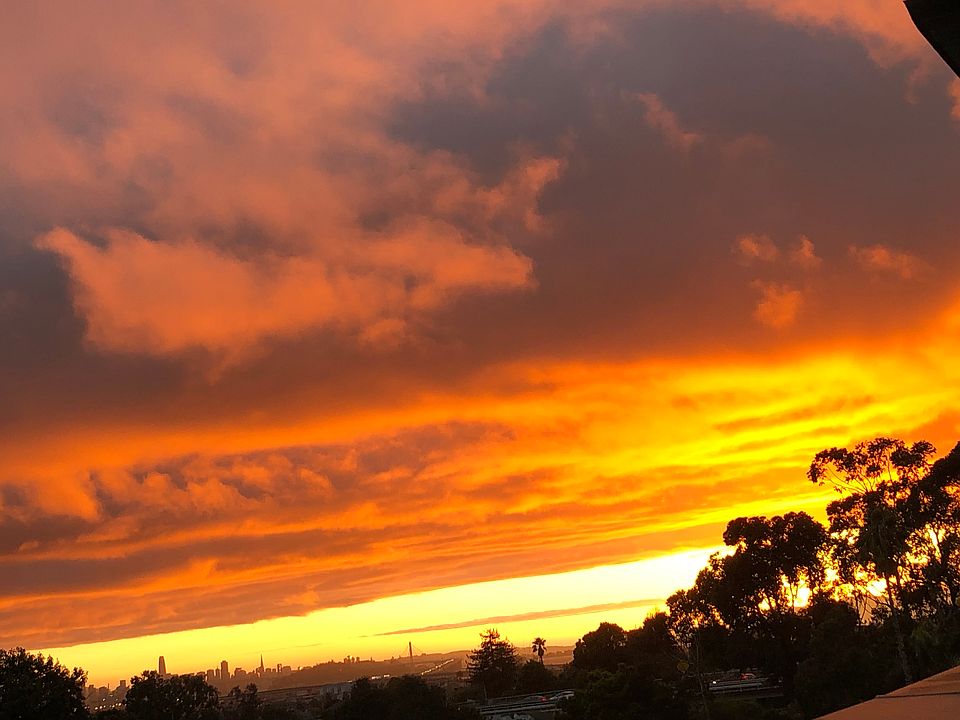 view from balcony