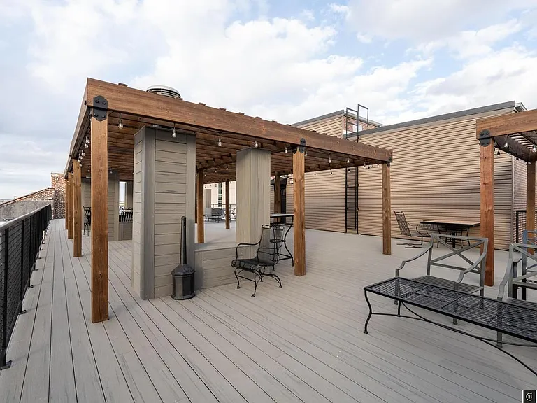 New rooftop deck
