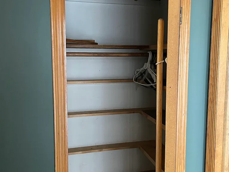 Hallway pantry or clothing closet
