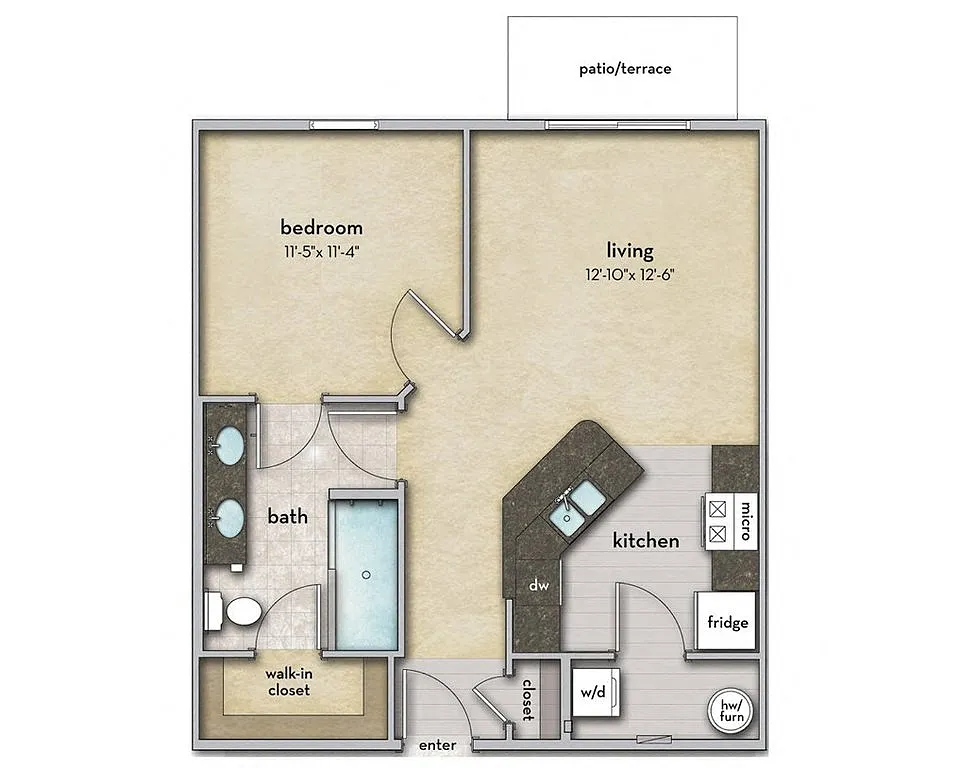 Floor plan Ozark