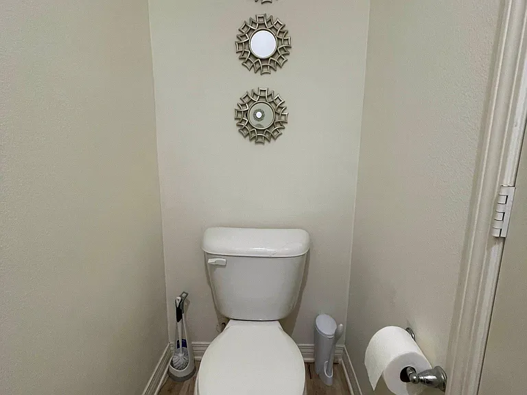 Half bath located on first floor