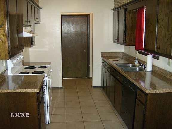 kitchen into laundry area
