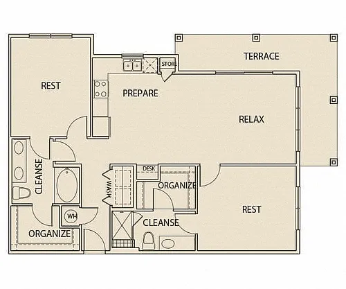 Floor plan B3