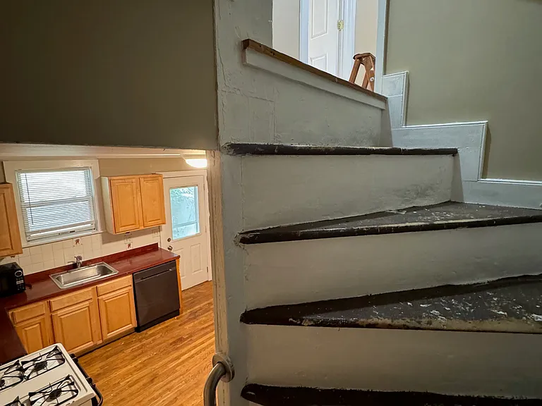 Stairs from Kitchen
