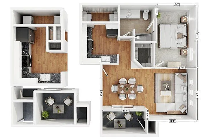 Floor plan 1A1