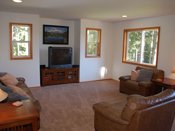 The great room is right off the kitchen for the sought after great room feel.