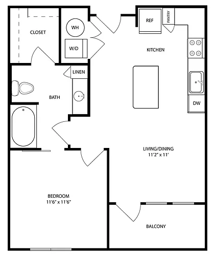 Floor plan Four Peaks
