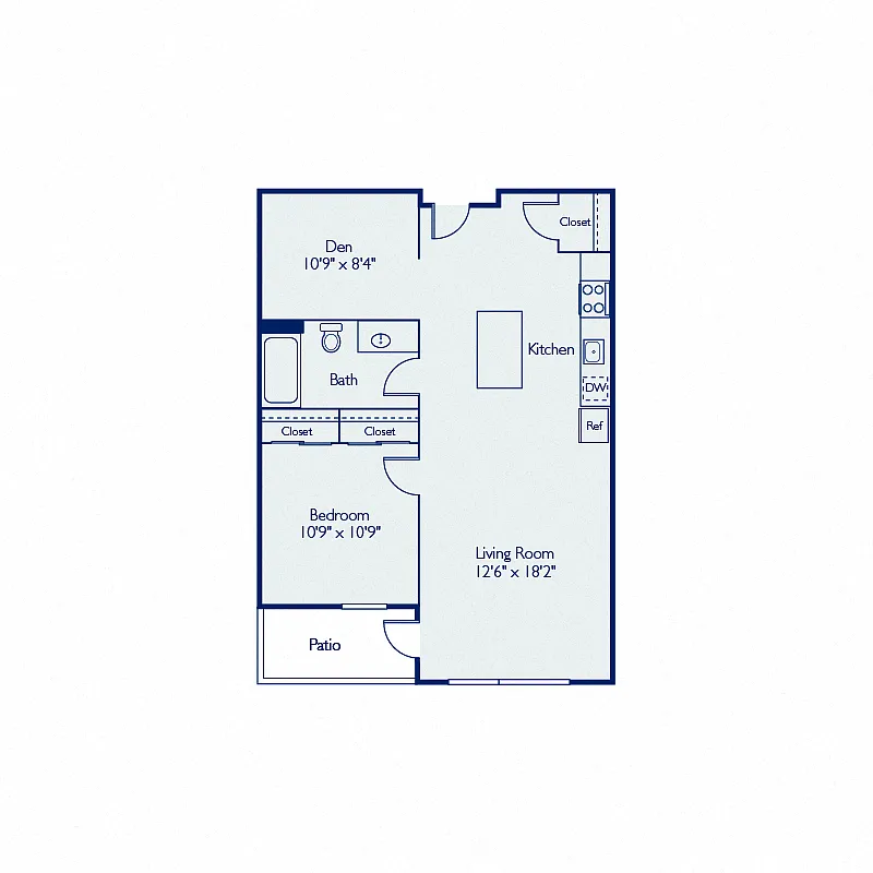 Floor plan A1L + den