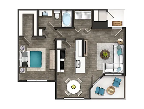 Floor plan Lenox Renovated