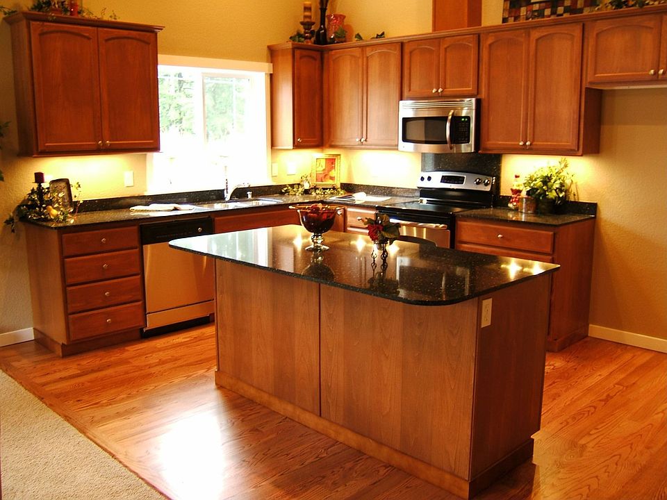 Kitchen open to family room