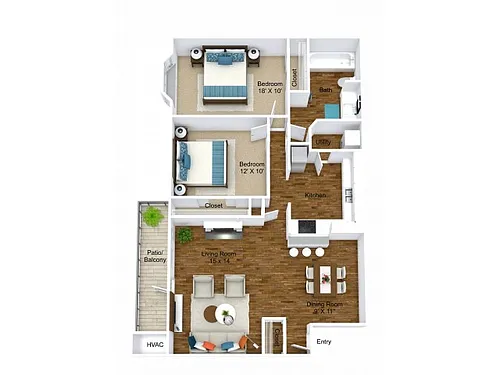 Floor plan Manhattan