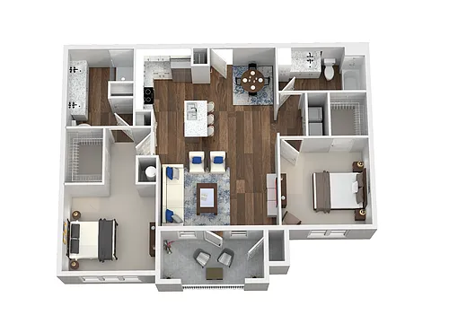 Floor plan Chesterfield (B1)