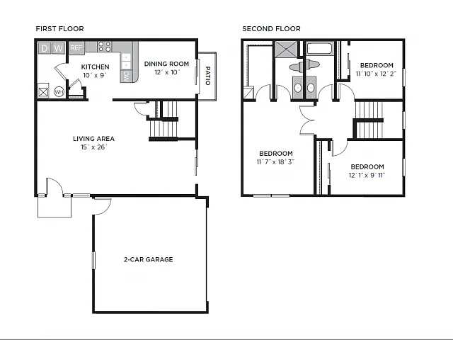 Floor plan Bentley III Town - VIL