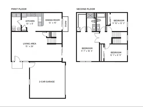 Floor plan Bentley III Town - VIL