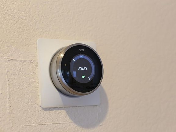 NEST thermostat with AC & heat