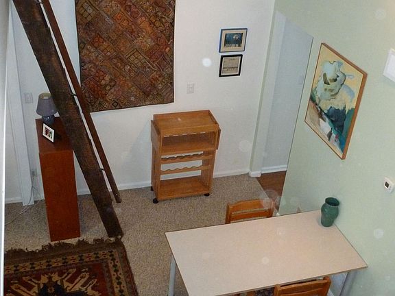 From loft toward kitchen