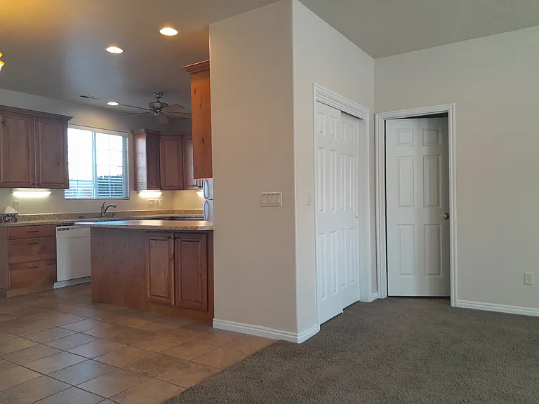 front room to dining area