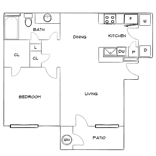 Floor plan Design 1A Premier