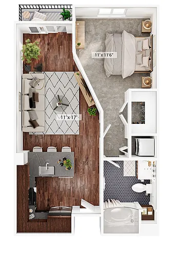 Floor plan A1