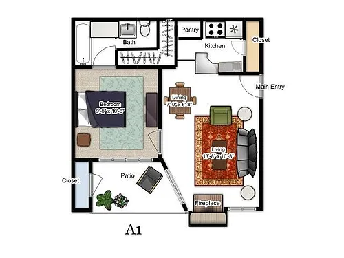 Floor plan A1