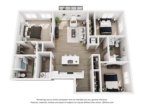 Floor plan Platform