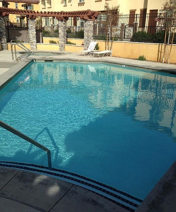 community pool area