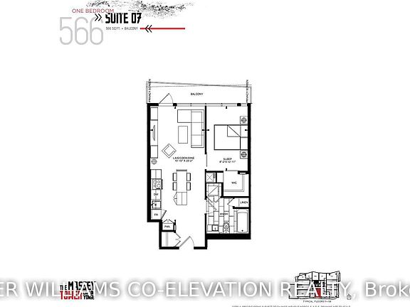 5th image of 197 Yonge St #1207