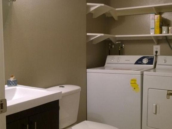 Half bath & Laundry