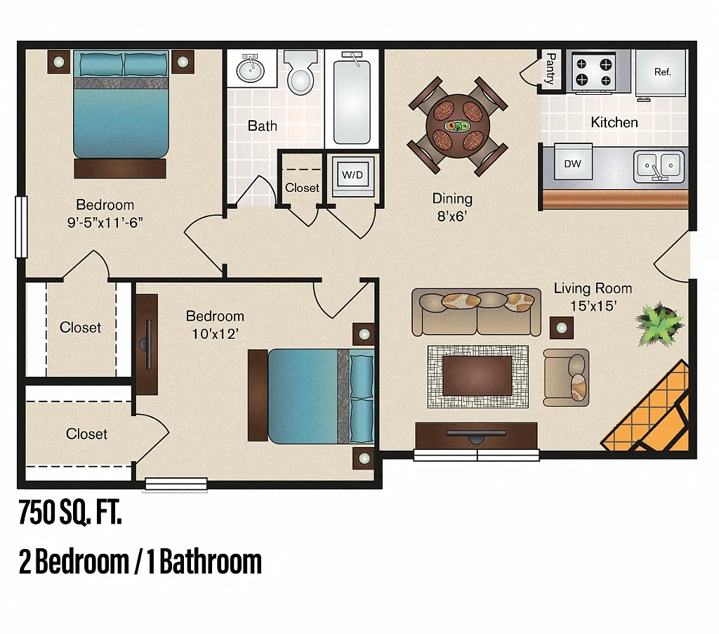 Floor plan Belmont - B1