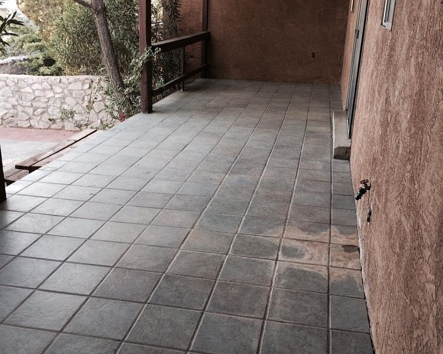 Back patio