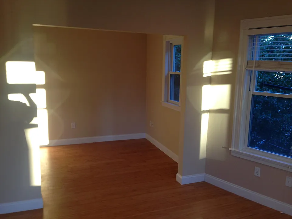 Looking From Living Room to Office Alcove