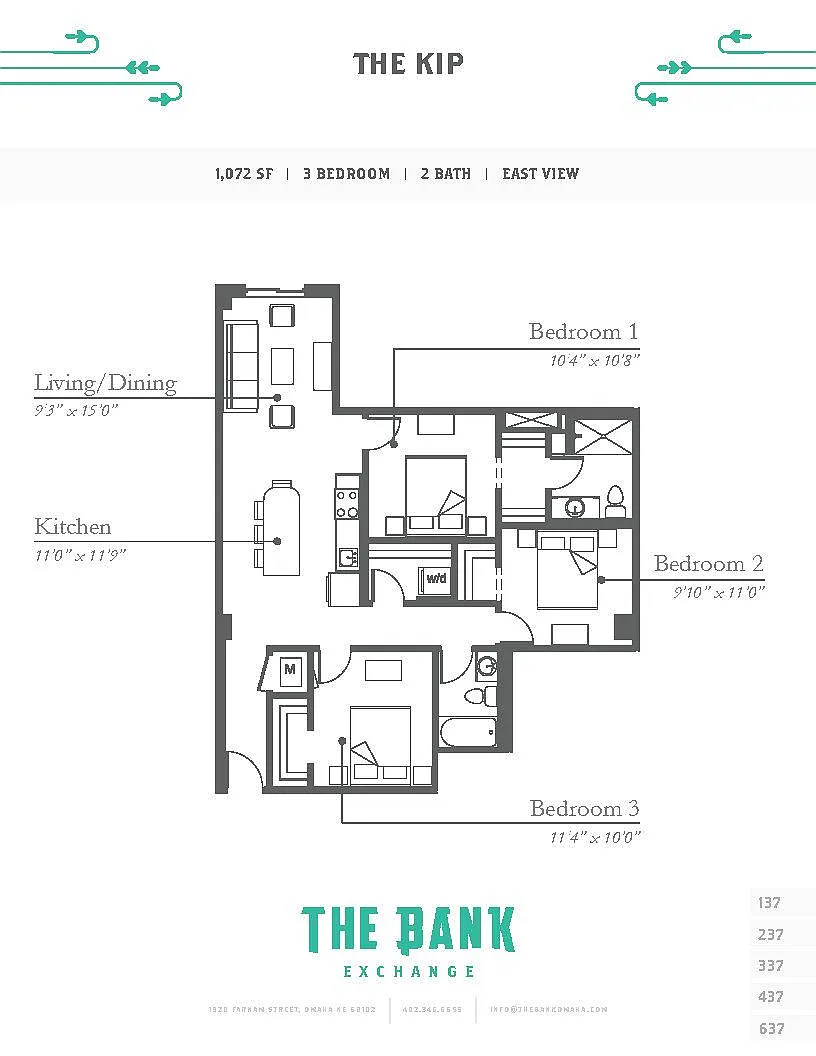 Floor plan The Kip