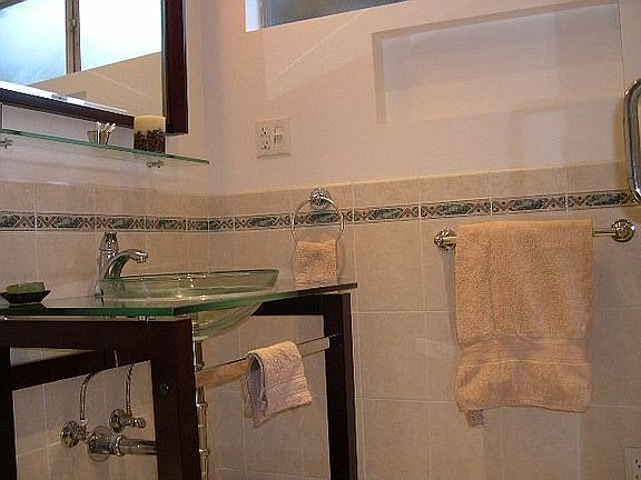 Stylish new master bath