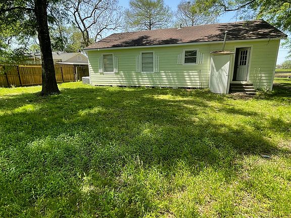 Rear view of the residence