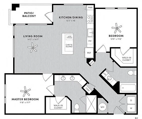 Floor plan B2
