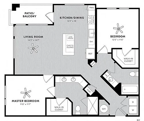Floor plan B2