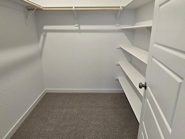 Master walk-in closet