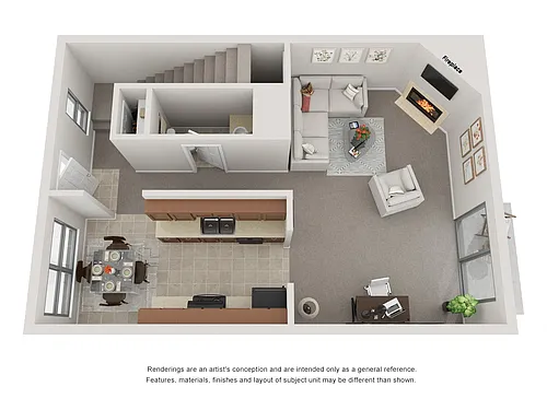 Floor plan 3 Bed 2.5 Bath