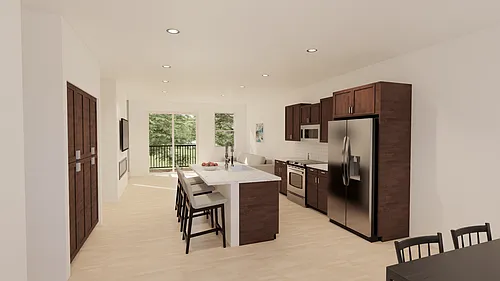 Floor plan 2 Bed+Office 2.5 Bath, 2+ Car Att Gar Townhome