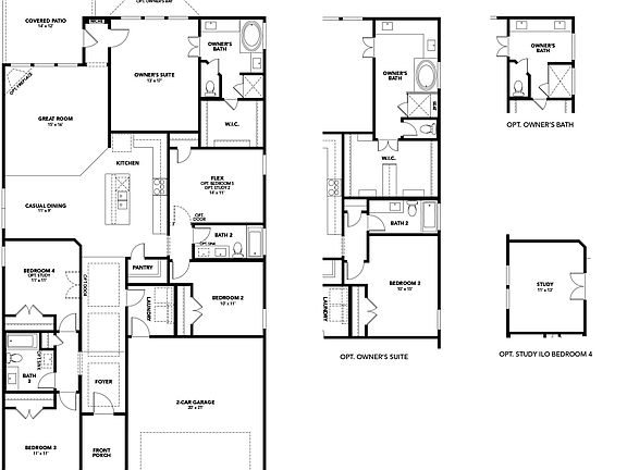 Explore luxury single-family home architecture with elegant design featuring 4 - 5 bedrooms and 3 ba