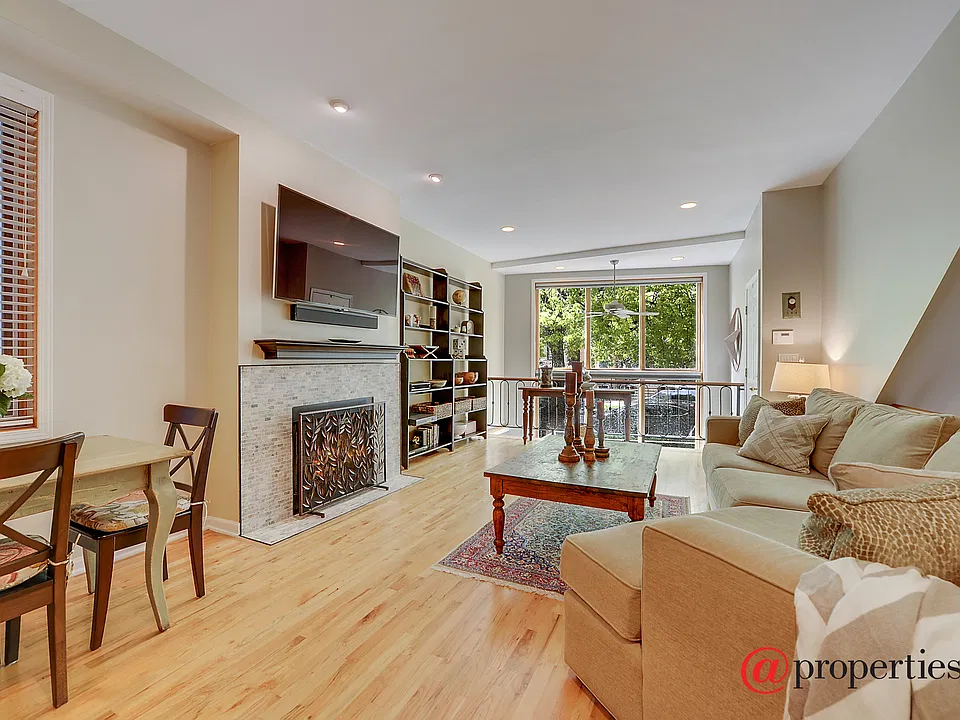 Bright Living Room has 2 Story Atrium