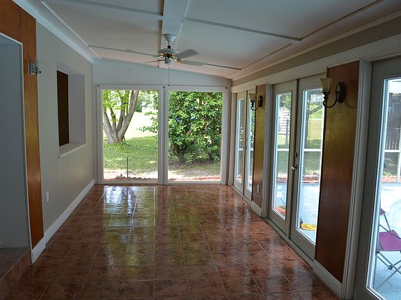 family room near pool