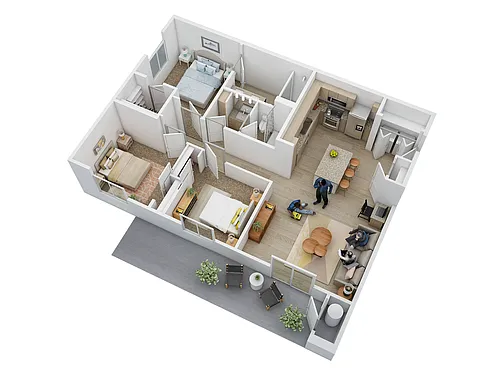 Floor plan C1