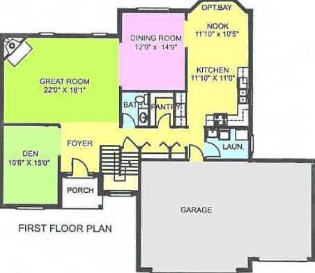 Proposed floor plan